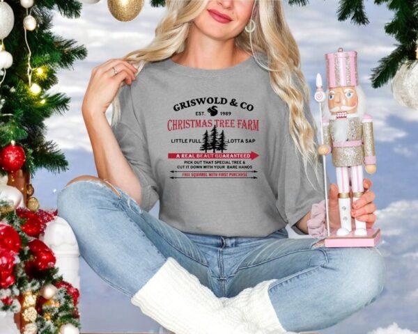 Comfort Colors® Griswold Co Tree Farm Since 1989 Chrristmas Sweatshirt Product Photo 1