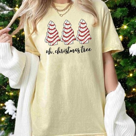 Comfort Colors Oh, Christmas Tree Cakes Christmas Sweatshirt Product Photo 1