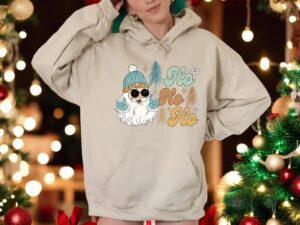 Cool Santa Ho Ho Ho Christmas Sweatshirt Holiday Gift Product Photo 3