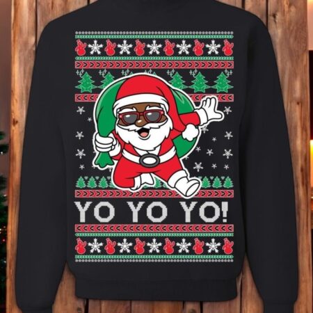 Cool Santa Yo Yo Yo Unisex Christmas Sweatshirt Product Photo 1