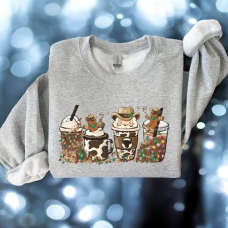 Country Western Cowboy Santa Shirt Product Photo 1