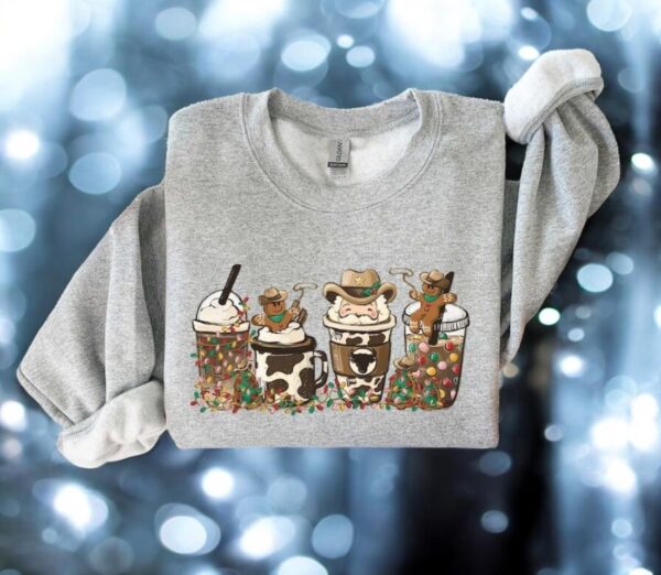 Country Western Cowboy Santa Shirt Product Photo 1