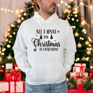 Cute Christmas all i want for christmas í eveything Matching Christmas Couple Sweatshirt Product Photo 2