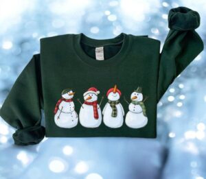 Cute Christmas Snowman Shirt Product Photo 2