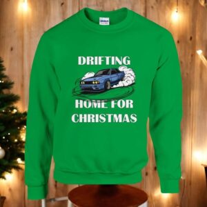 Drifting Home For Christmas, Car Christmas Jumper Sweatshirt Product Photo 3