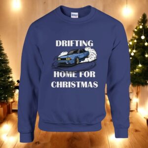 Drifting Home For Christmas, Car Christmas Jumper Sweatshirt Product Photo 4