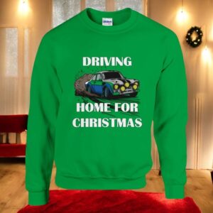 Driving Home For Christmas, Ford Rally Festive Fun Car Christmas Jumper Sweatshirt Product Photo 2