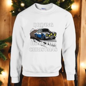 Driving Home For Christmas, Ford Rally Festive Fun Car Christmas Jumper Sweatshirt Product Photo 3