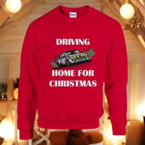 Driving Home For Christmas, Lancia Rally Fun Festive Christmas Jumper Sweatshirt Product Photo 5