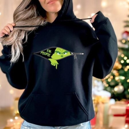 Ew People Grinch Christmas Sweatshirt Product Photo 1