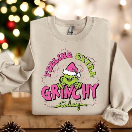 Feeling Extra Grinchy Today Sweatshirt Product Photo 1