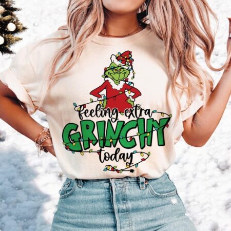 Feeling Extra Grincy Today Christmas Sweatshirt Product Photo 1