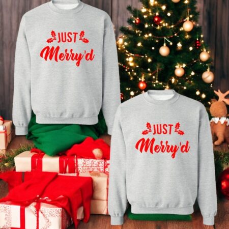 First Christmas as Husband and Wife Christmas couple matching shirts Product Photo 1