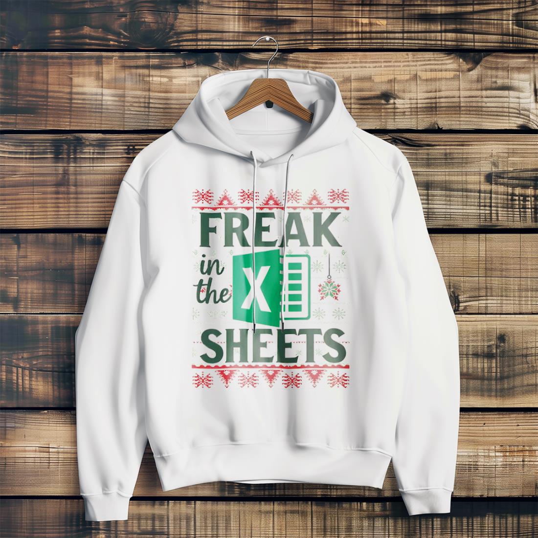 Freak in the Sheets Excel Christmas Sweatshirt Product Photo 2