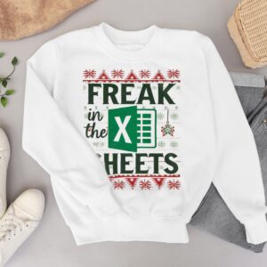 Freak in the Sheets Excel Christmas Sweatshirt Product Photo 3