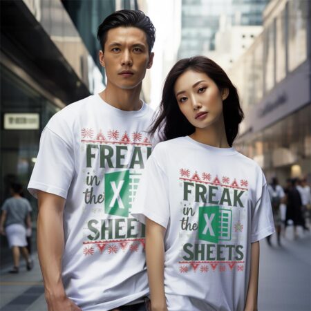 Freak in the Sheets Excel Christmas Sweatshirt Product Photo 1