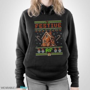 Funny Christmas Crewneck, Ugly Christmas Sweater, Gingerbread Sweatshirt - Unisex Pullover Hoodie