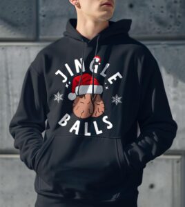 Funny-Christmas Shirt, Hoodie, Christmas Sweatshirt - Men Black Hoodie