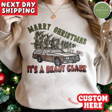 Funny Clark Griswold Christmas, Griswold Christmas Movie Sweatshirt Product Photo 1