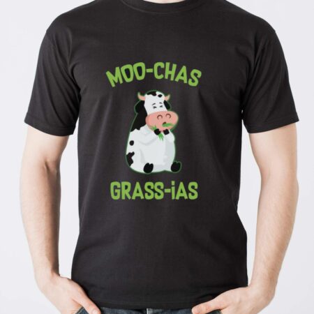 Funny Cow Shirt, Moo Chas Grass-ias, Cow Lover Tee - Men T-Shirt