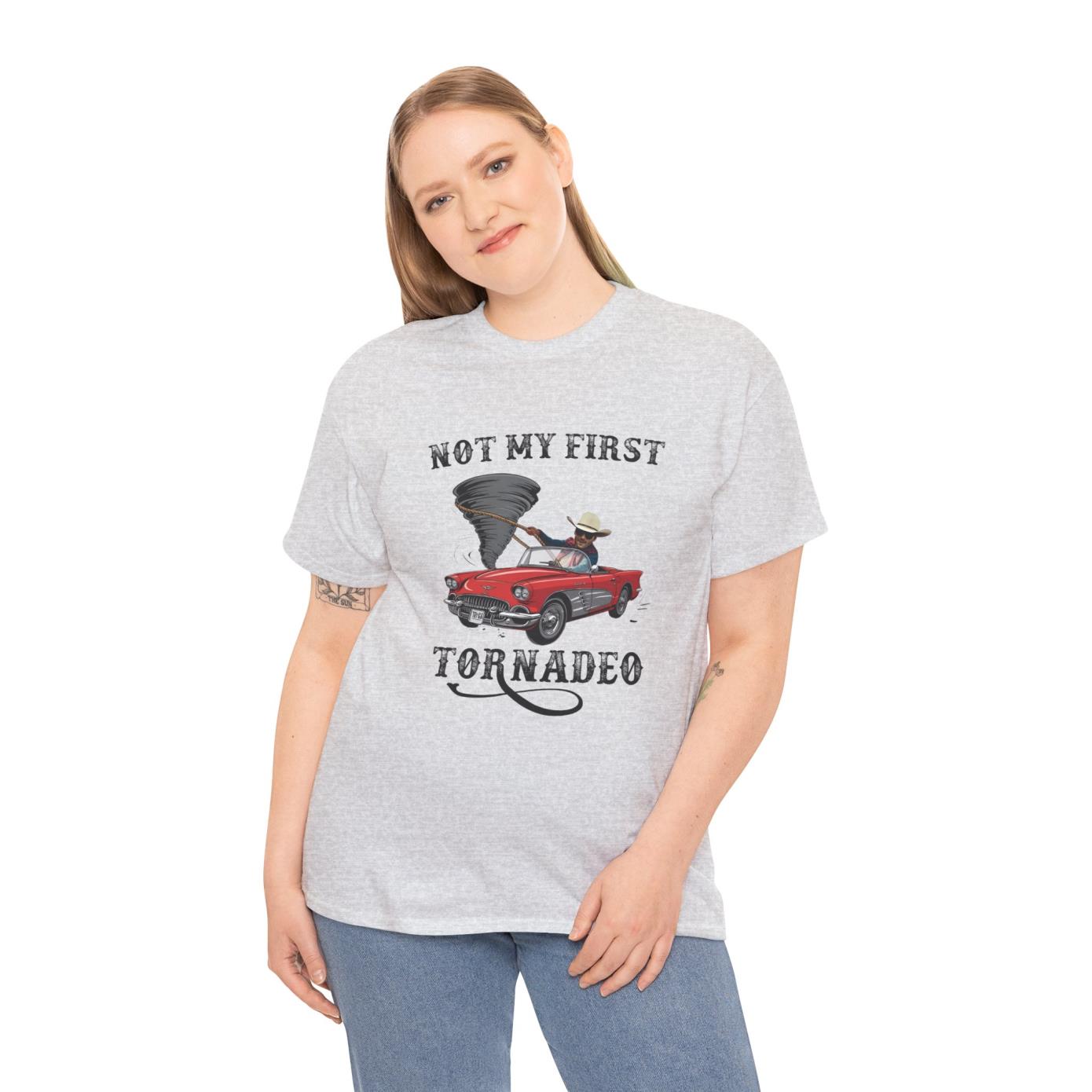 Funny Not My First Tornadeo Cowboy Shirt, Tornadeo Twisters T-Shirt Product Photo 2