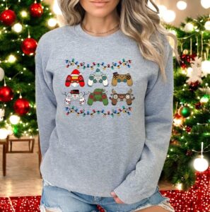 Game Controller Christmas Sweatshirts Product Photo 2