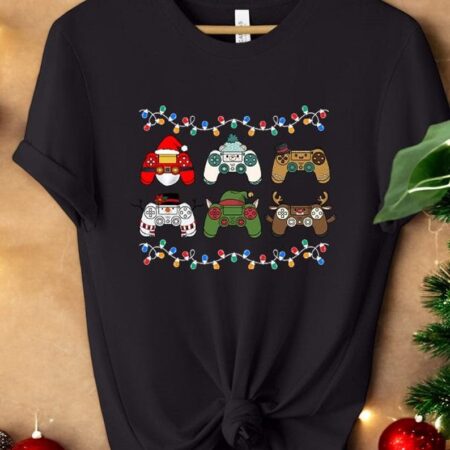 Game Controller Christmas Sweatshirts Product Photo 1