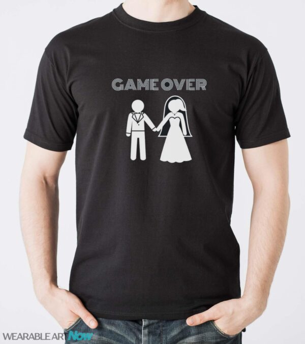 Game Over Shirt, Married Gamer Shirt - Men T-Shirt