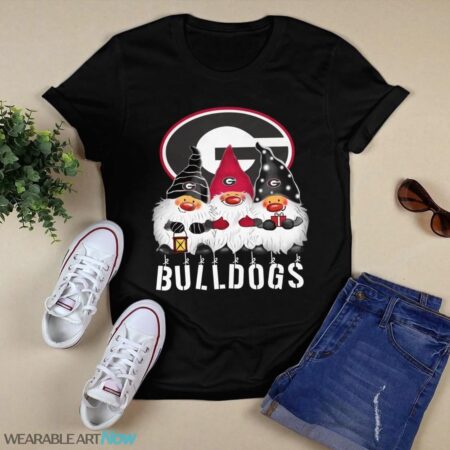 Georgia Bulldogs Gnomies Christmas T-Shirt Sweatshirt Hoodie Product Photo 1