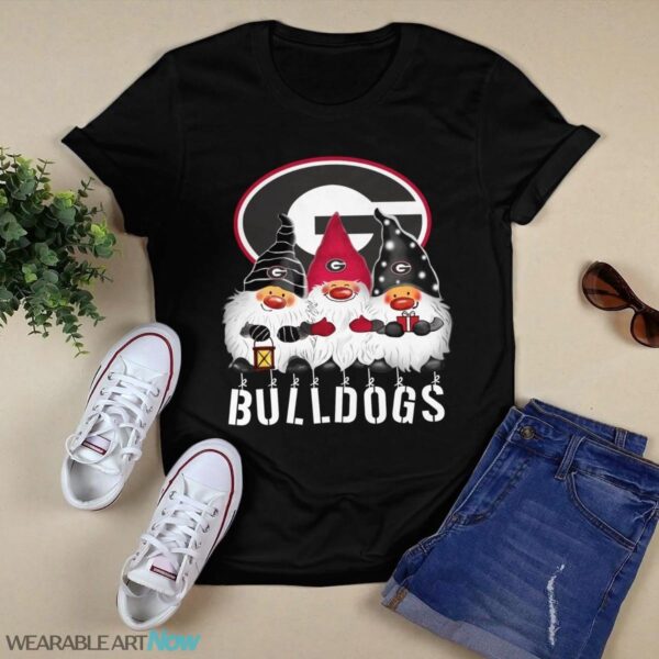 Georgia Bulldogs Gnomies Christmas T-Shirt Sweatshirt Hoodie Product Photo 1