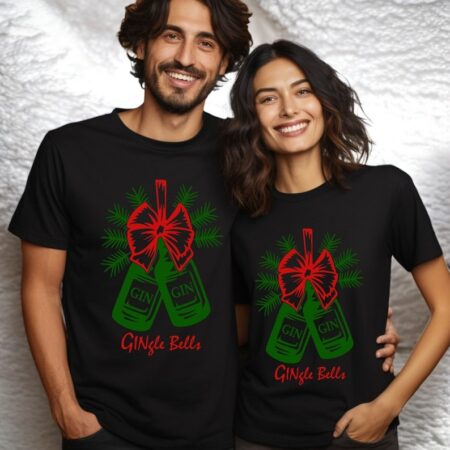 Gingle Bells Couple Matching Christmas Sweatshirts Product Photo 1