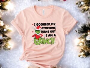 Googled My Symptoms Funny Turns Out Im Grinch Christmas Sweatshirt Product Photo 3