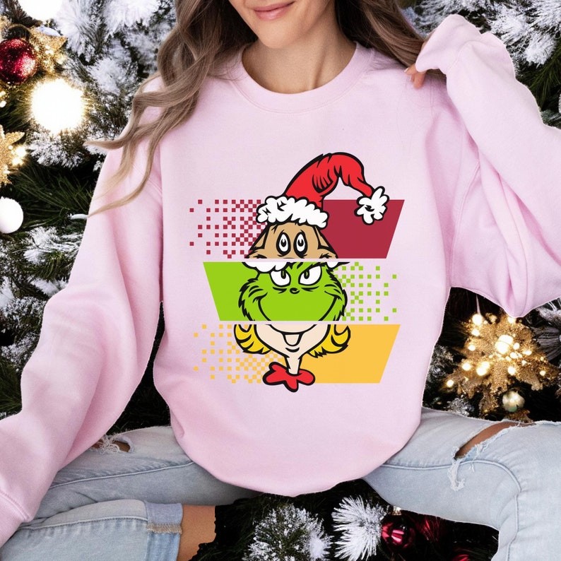 Grinch Family Christmas Sweatshirt Product Photo 2