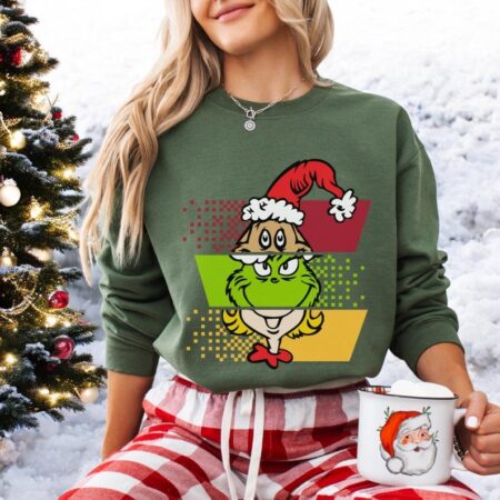 Grinch Family Christmas Sweatshirt Product Photo 1