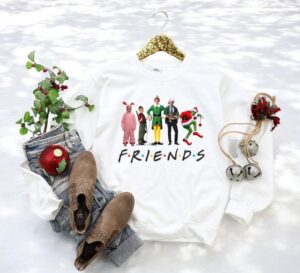 Grinch Friends X-Mas Sweater Christmas Sweatshirt Product Photo 3