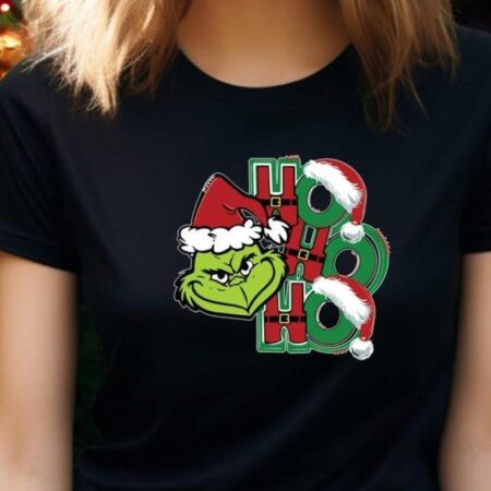 Grinch Ho Ho Ho Christmas Shirt Product Photo 1