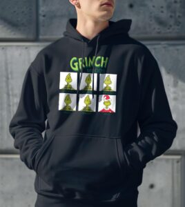 Grinch Moods Chart Christmas Shirt Product Photo 3