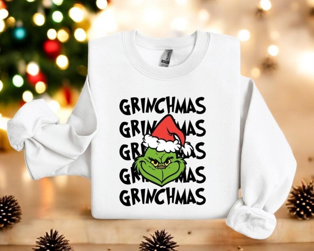 Grinchmas Christmas Grinch Funny Sweatshirt Product Photo 2