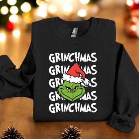 Grinchmas Christmas Grinch Funny Sweatshirt Product Photo 1