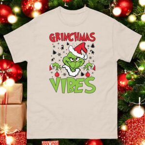 GRINCHMAS VIBES christmas shirt Product Photo 3