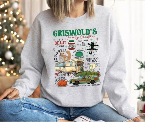 Griswold Christmas Sweatshirt, Christmas Tree Farm Shirt Product Photo 1