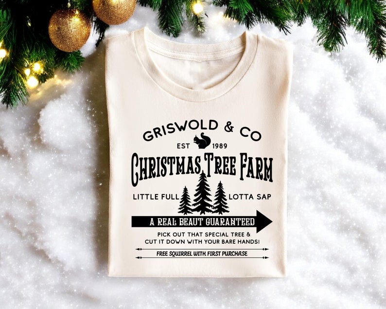 Griswold Christmas Sweatshirt, Griswold Christmas Tree Farm Christmas Sweatshirt Product Photo 2