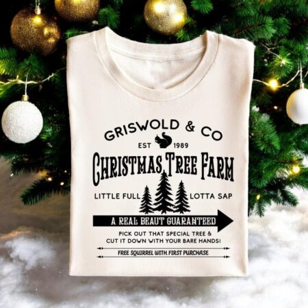 Griswold Christmas Sweatshirt, Griswold Christmas Tree Farm Christmas Sweatshirt Product Photo 1