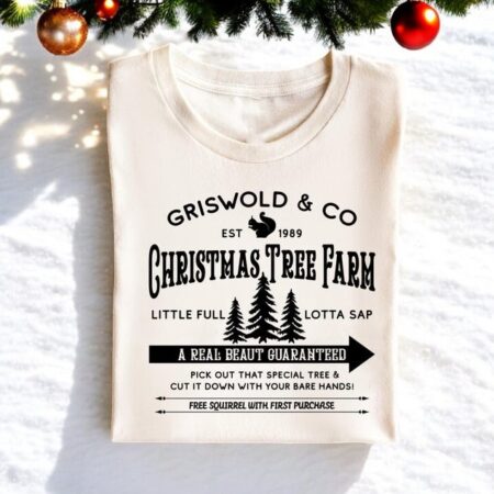 Griswold Christmas Tree Farm, Retro Griswold Christmas Sweatshirt Product Photo 1