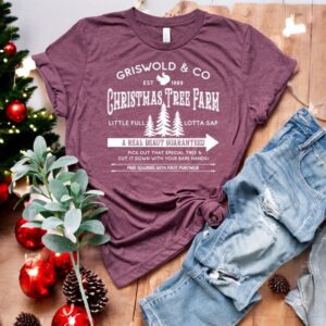 Griswold Co Shirt, Christmas Tree Farm Shirt Product Photo 2