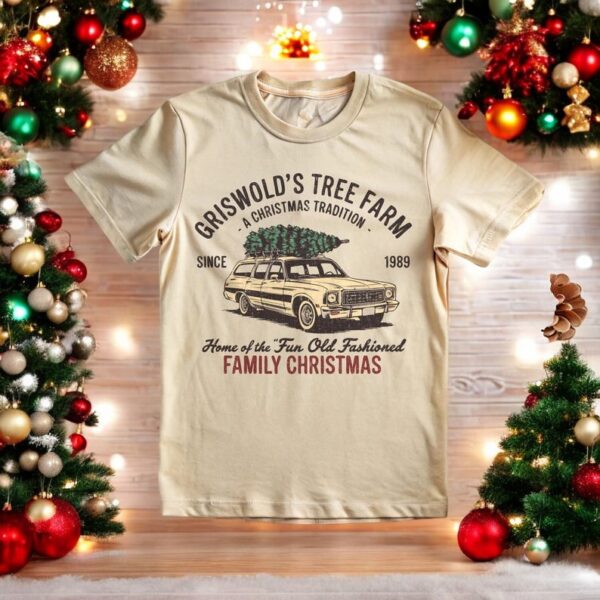 Griswold Family Christmas Tshirt Classic Holiday Movie Tee Couple Matching Christmas Shirt Product Photo 1