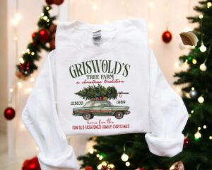 Griswold's Christmas Sweatshirt, Christmas Family Product Photo 2