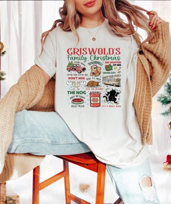 Griswold's Family Christmas Shirt Product Photo 1