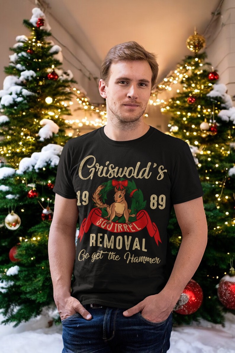 Griswold's Squirrel Removal Go Get The Hammer Funny Tee Shirt Christmas Sweatshirt Product Photo 2