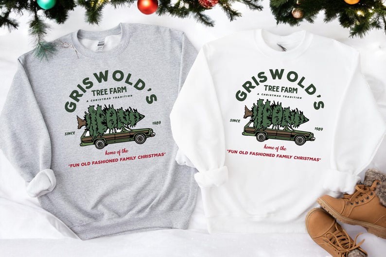 Griswold's Tree Farm Since 1989 matching couple christmas Sweatshirt Product Photo 2